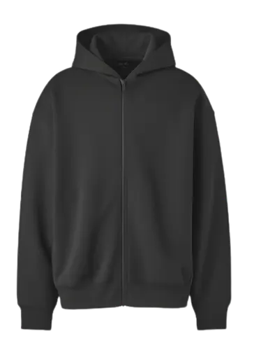 Full Zip Hoodie (Black)