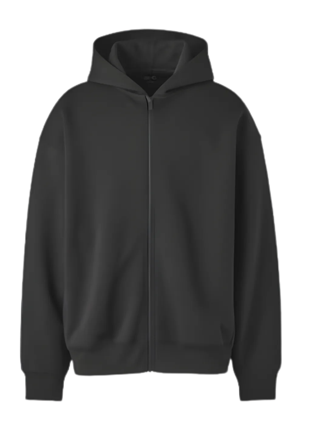 Full Zip Hoodie (Black)