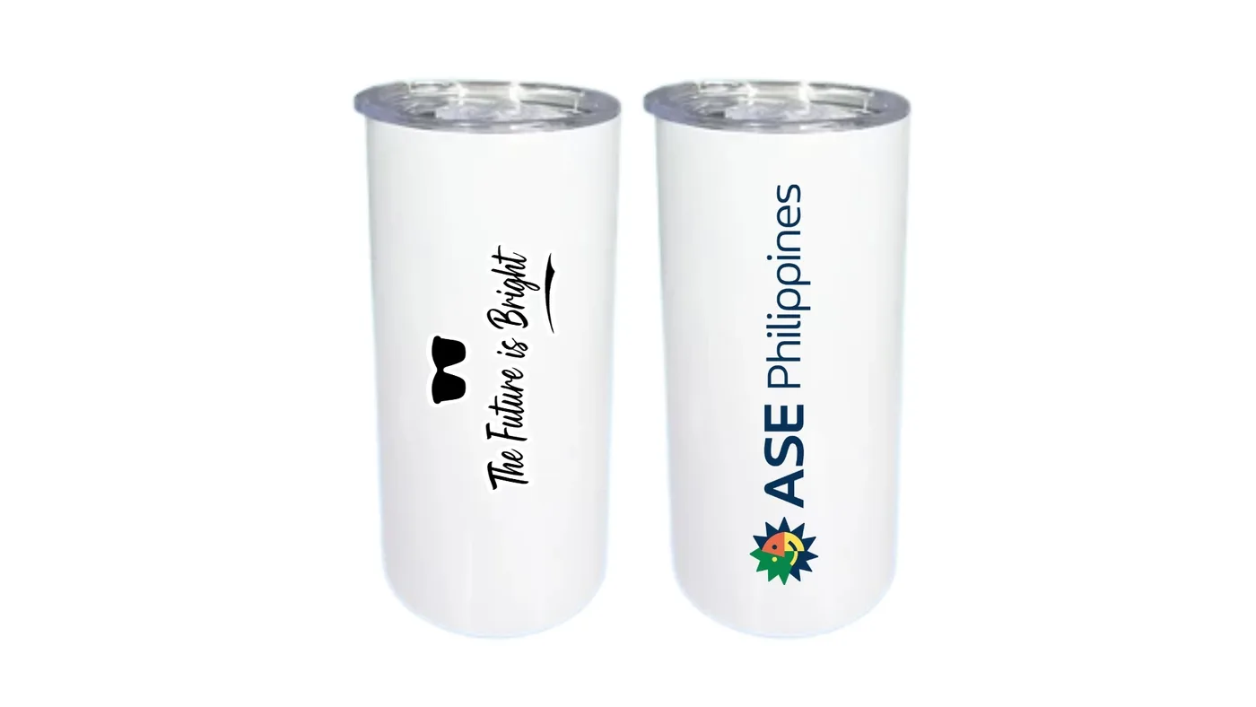 Glossy Tumbler w/ straw